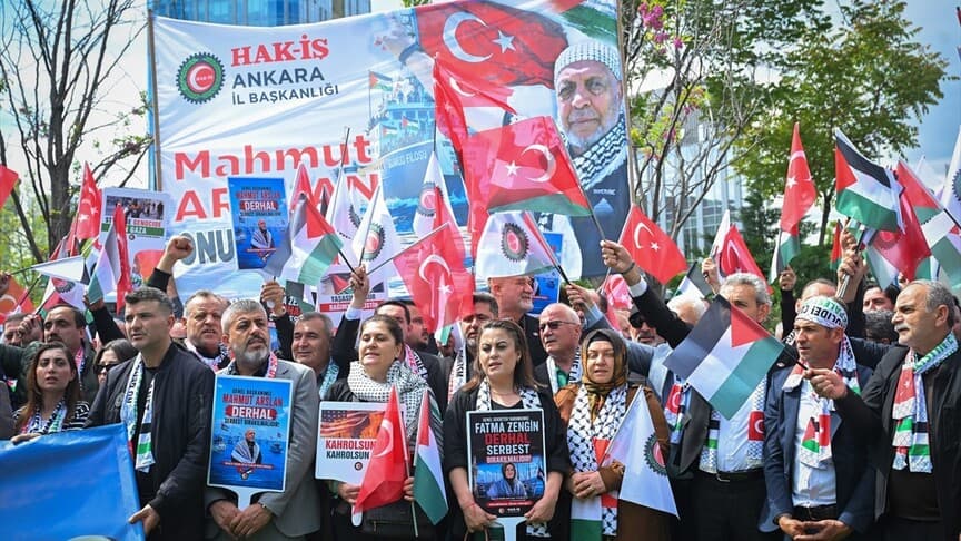 İsrail'in Küresel Sumud Filosu'na saldırısı ABD'de protesto edildi