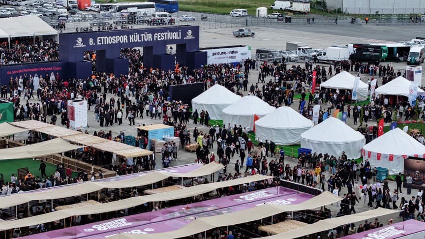 8. Etnospor Kültür Festivali'nin ilk günü tamamlandı
