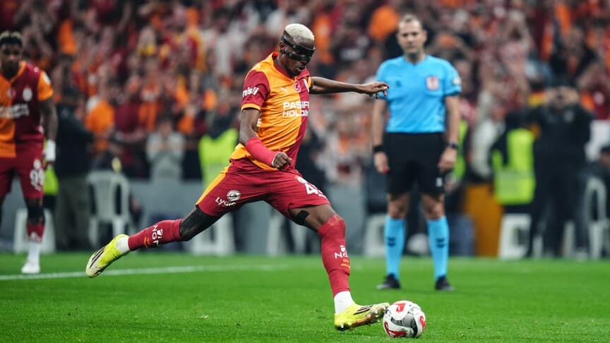 Galatasaray'ın Süper Lig'deki en çok gol atan oyuncusu Victor Osimhen