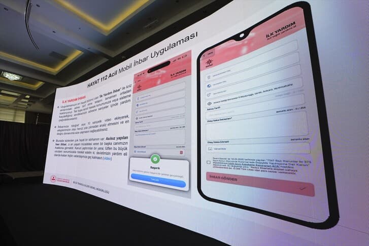 İçişleri Bakanı Çiftçi, HAYAT 112 Acil uygulamasını tanıttı