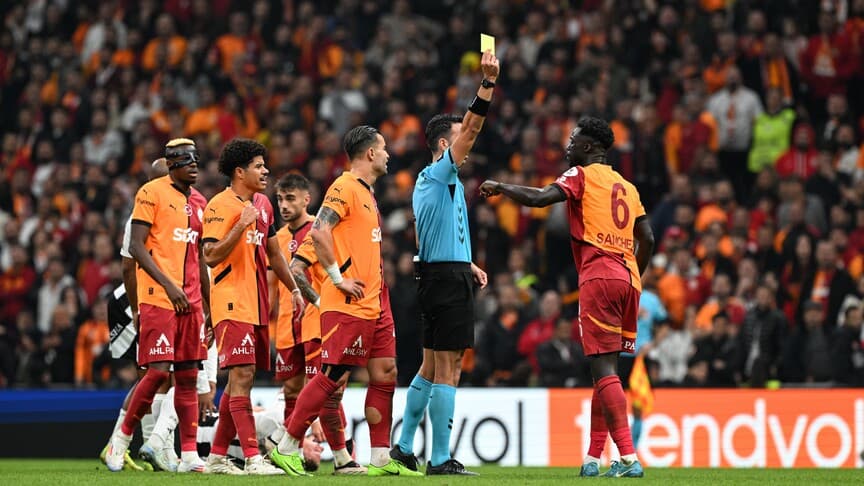 Galatasaray'ın en hırçın futbolcusu Davinson Sanchez oldu