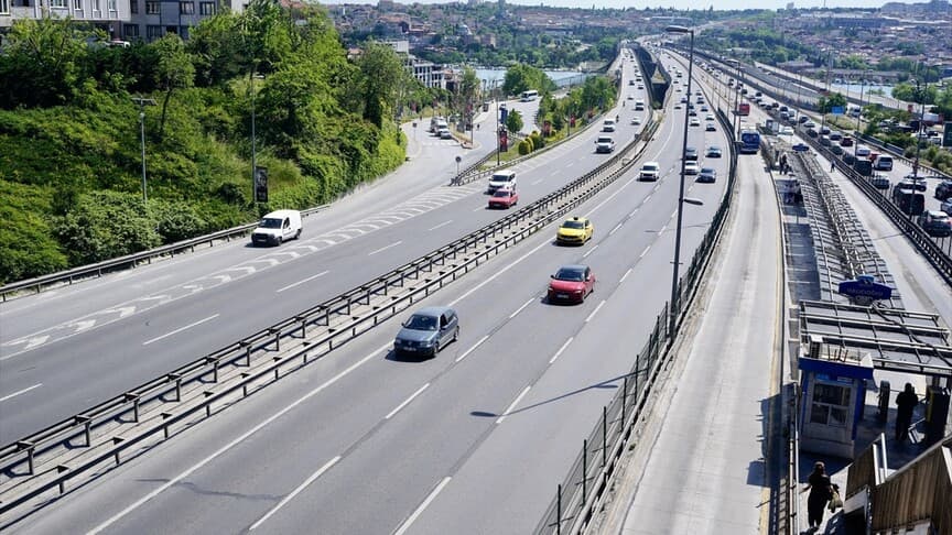 İstanbul'da bayram tatilinde trafik yoğunluğu düşük kaldı