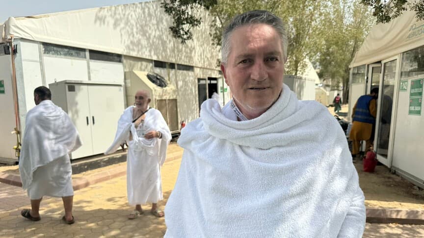Arafat'ta Türk hacı adayları duygusal anlar yaşadı