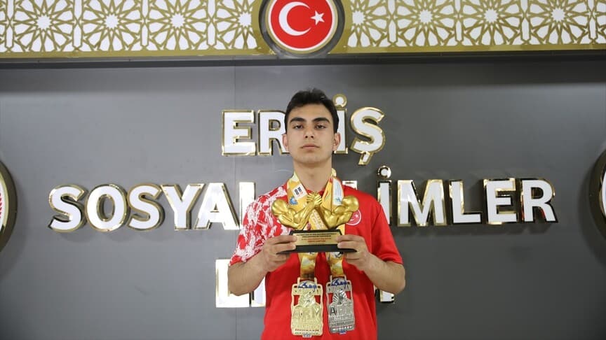 Milli sporcu Taha Yasin Zortul dünya şampiyonluğunu hedefliyor