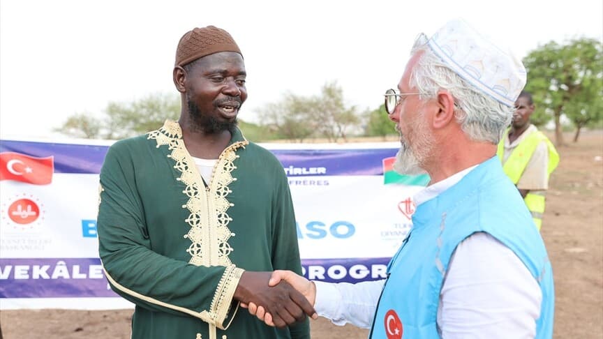 Burkina Faso halkı Türkiye'ye yardım için teşekkür etti