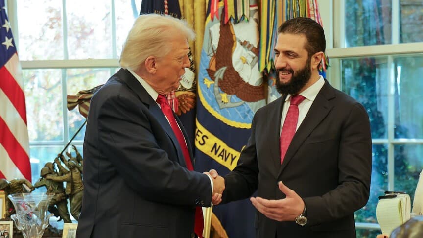 Suriye Cumhurbaşkanı Şara ve ABD Başkanı Trump ikili ilişkileri görüştü