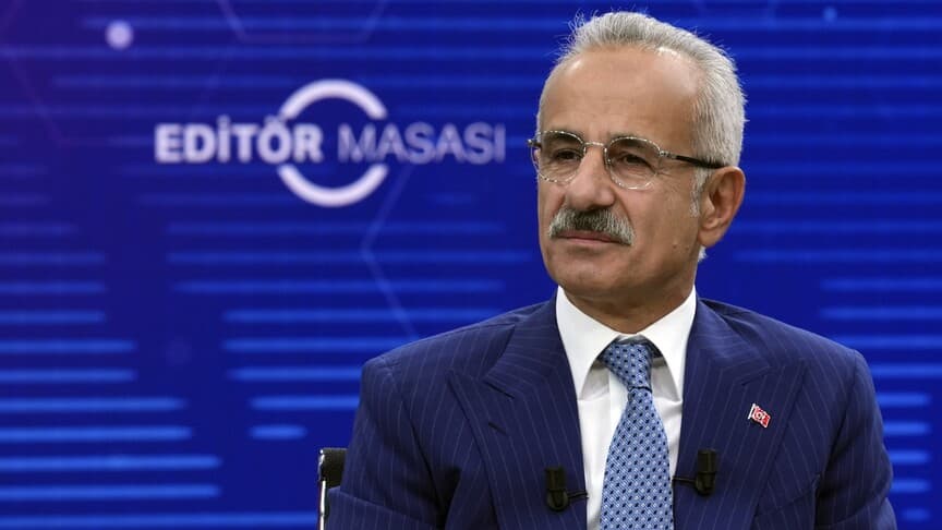 Ulaştırma ve Altyapı Bakanı Uraloğlu, AA Editör Masası'na katılacak