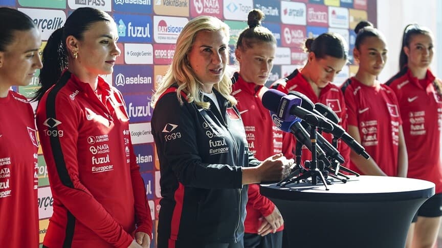 A Milli Kadın Futbol Takımı medya günü etkinliği düzenledi