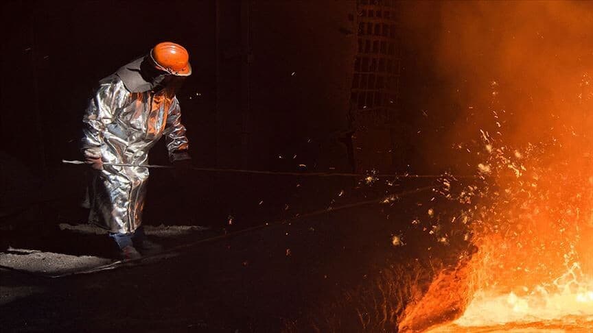 Nisan ayında Türkiye'nin ham çelik üretimi yüzde 9,4 arttı