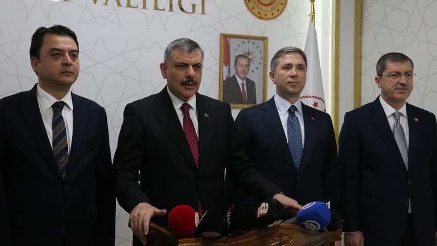 İçişleri Bakanı Çiftçi, Tokat'taki yağış ve taşkın önlemlerini inceledi
