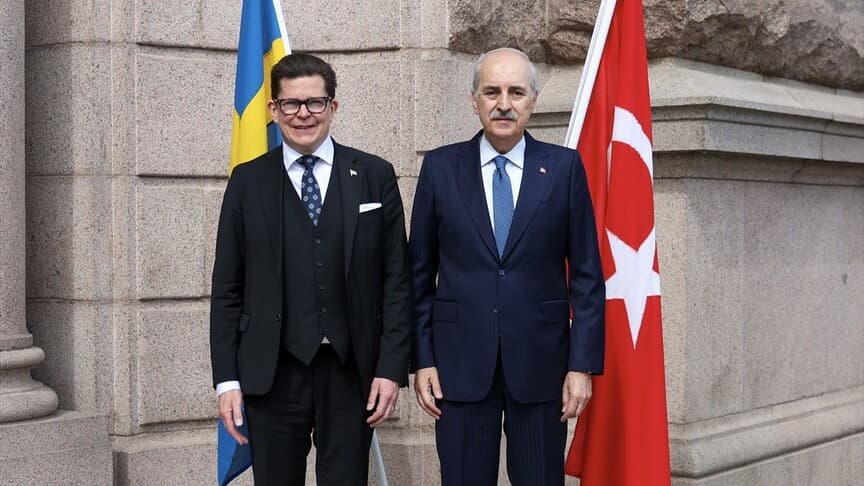 TBMM Başkanı Kurtulmuş, İsveç Parlamentosu Başkanı Norlen ile Stockholm'de bir araya geldi