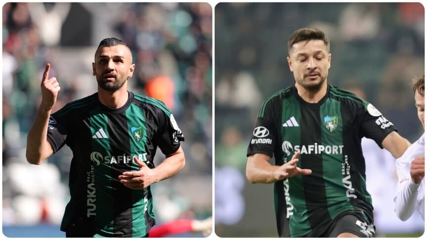 Kocaelispor, Serdar Dursun ve Ahmet Oğuz ile yollarını ayırdı