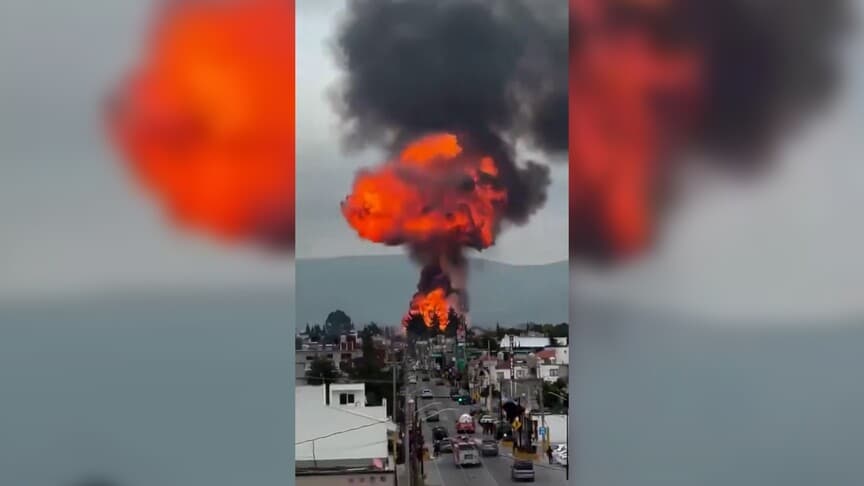 Meksika'da LPG deposundaki patlamada 3 kişi yaralandı