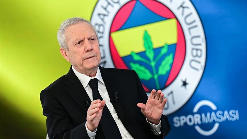 Aziz Yıldırım, Fenerbahçe Başkan Adayı olarak AA Spor Masası'na katıldı