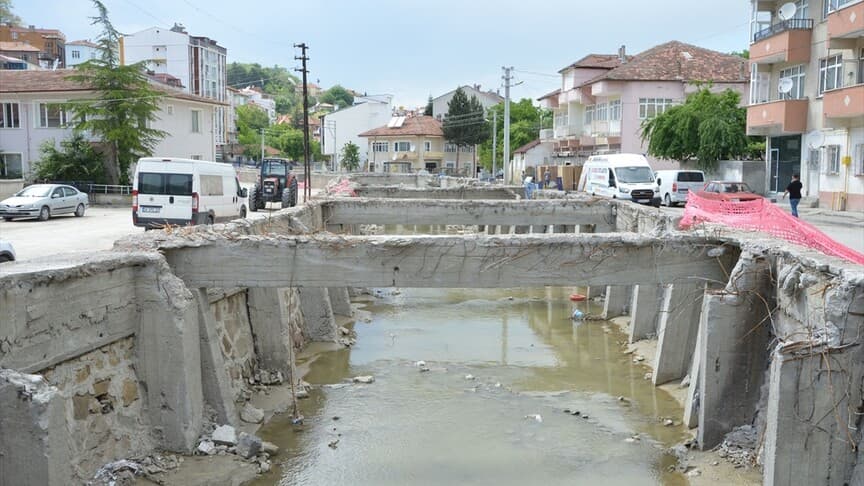 Selin vurduğu Samsun'un Havza ilçesinde hayat normale dönüyor