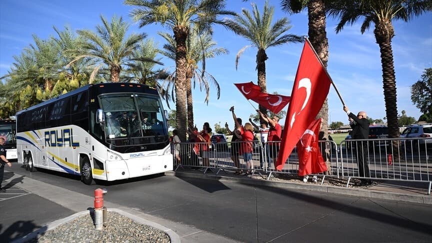 A Milli Futbol Takımı Arizona'ya ulaştı