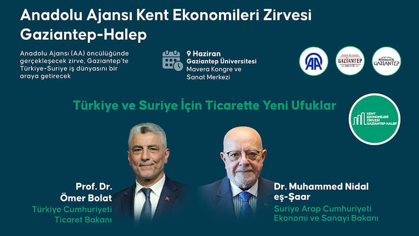 Türk ve Suriyeli bakanlar ticaret ilişkilerini değerlendirecek