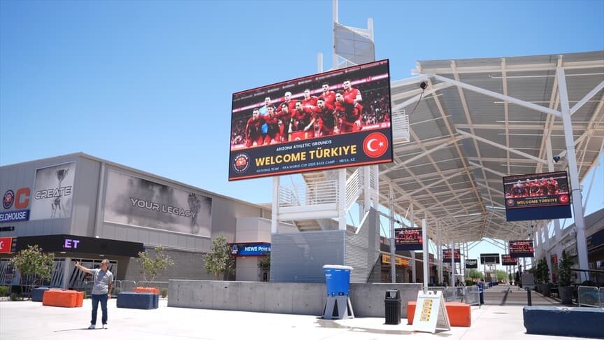 A Milli Futbol Takımı'nın Arizona'daki antrenman tesisleri hazırlandı
