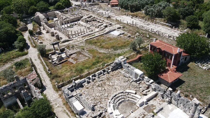 Stratonikeia Antik Kenti'nde Türk dönemi eserleri önemli bir yer tutuyor