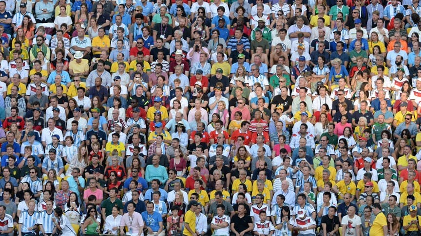 Dünya Kupası'nda 22 organizasyonda 43,9 milyon seyirci yer aldı