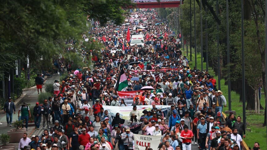 2026 Dünya Kupası Meksika'nın başkenti Mexico City'de protestolarla başlıyor