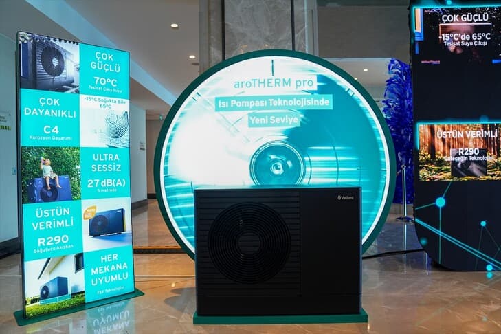 Vaillant, aroTHERM pro ısı pompasını Türkiye'de tanıttı