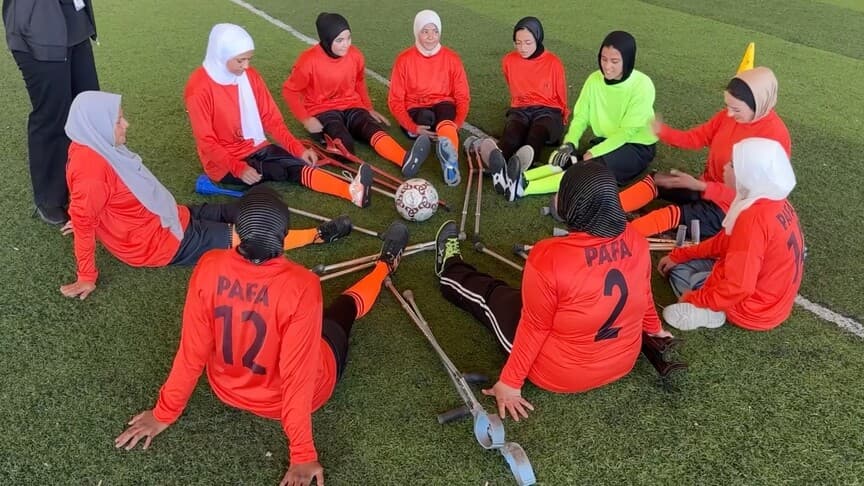 Gazze Kadın Ampute Futbol Takımı, zorluklara rağmen hayallerini sürdürüyor