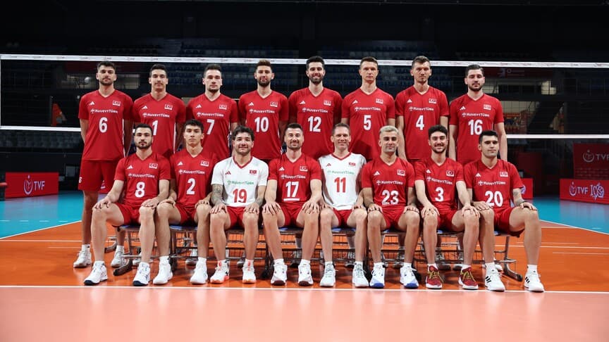 A Milli Erkek Voleybol Takımı, Fransa'yı 3-0 mağlup etti