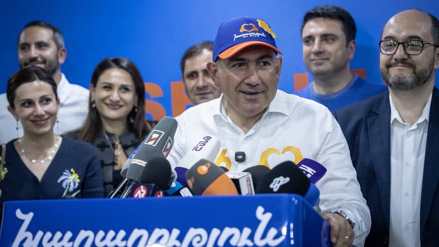 Ermenistan'da Paşinyan'ın partisi seçimleri kazandı