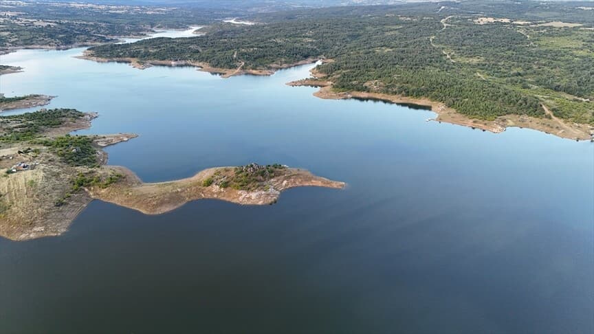 Trakya'daki barajların doluluk oranı yağışlarla arttı