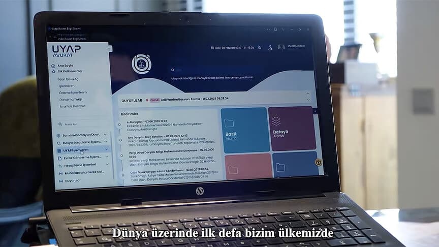 Adalet Bakanı Gürlek, e-Avukat uygulamasını tanıttı