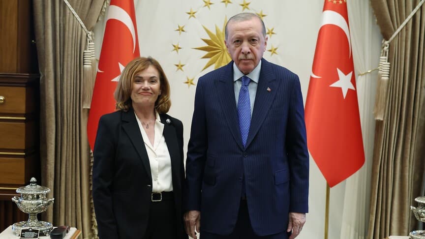Cumhurbaşkanı Erdoğan, İspanya Anayasa Mahkemesi Başkanvekili Huertas'ı kabul etti