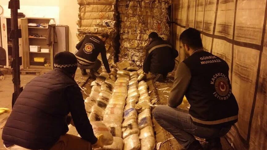 Edirne İpsala Gümrük Kapısı'nda 4,3 ton uyuşturucu yakalandı