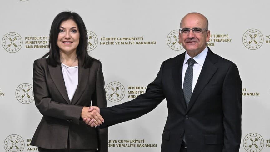 Bakan Şimşek, Almanya'nın Ekonomi ve Enerji Bakanı Reiche ile görüştü