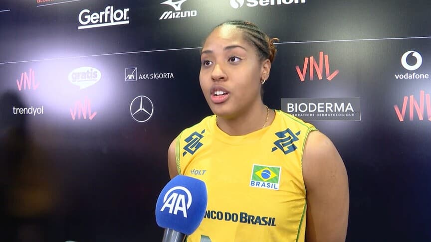 Brezilyalı voleybolcu Ana Cristina Türkiye'yi övdü