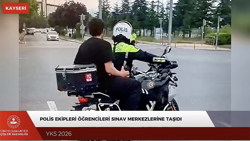İçişleri Bakanı Çiftçi, YKS'ye yetişen öğrencilere destek veren ekipleri kutladı