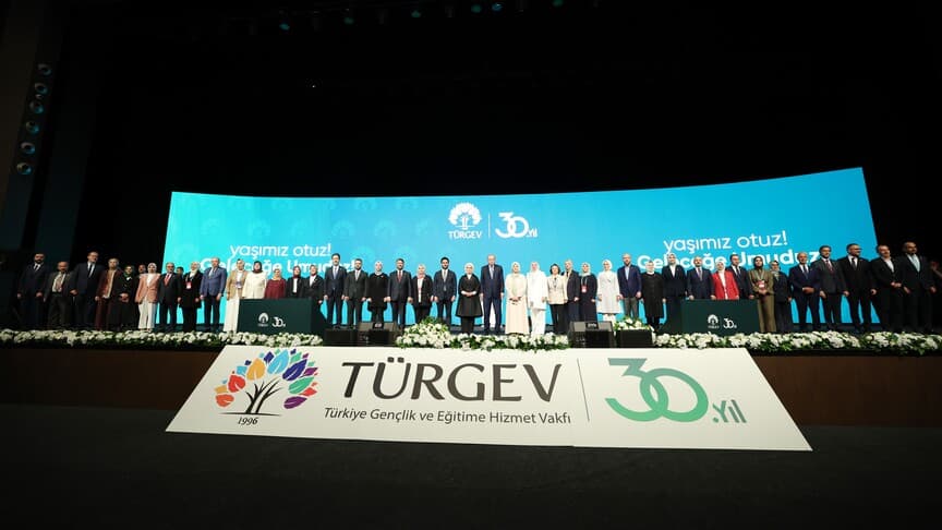 TÜRGEV'in 30. kuruluş yıl dönümü İstanbul'da kutlandı