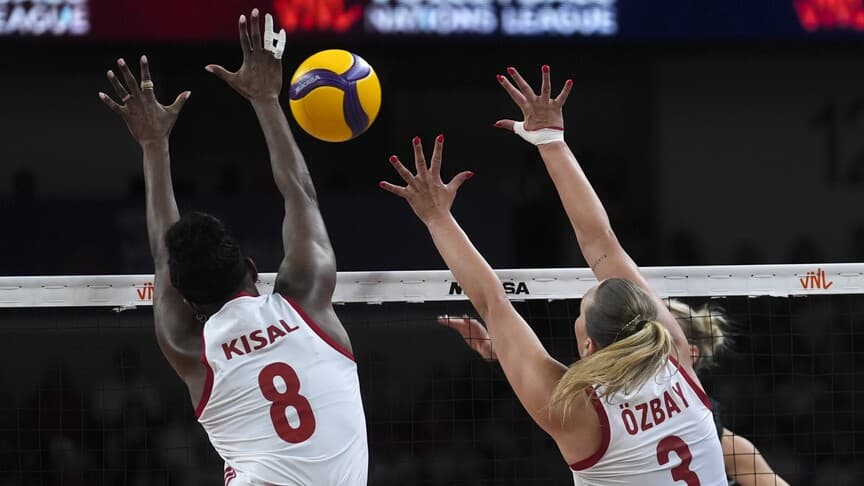 A Milli Kadın Voleybol Takımı, Almanya'yı 3-2 mağlup etti