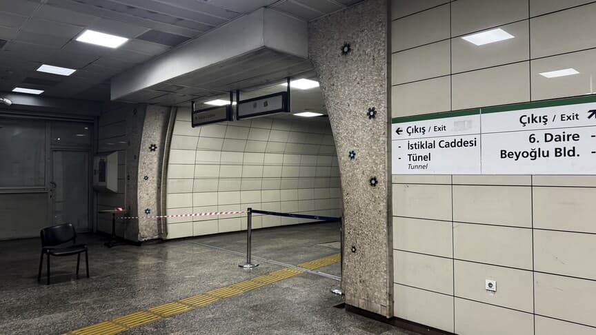 Taksim Metro İstasyonu geçici olarak kapatılıyor