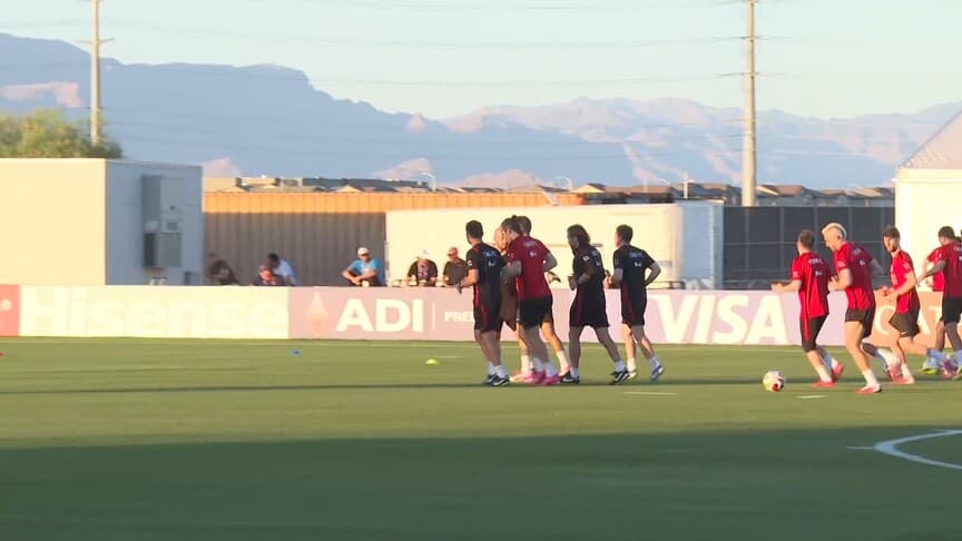 A Milli Futbol Takımı, ABD ile maça hazırlanıyor