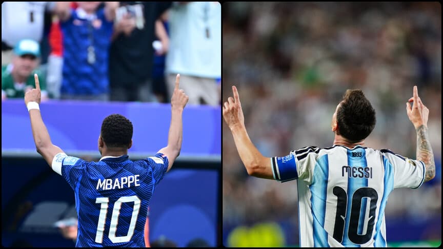 Messi ve Mbappe, Dünya Kupası gol krallığı için yarışıyor
