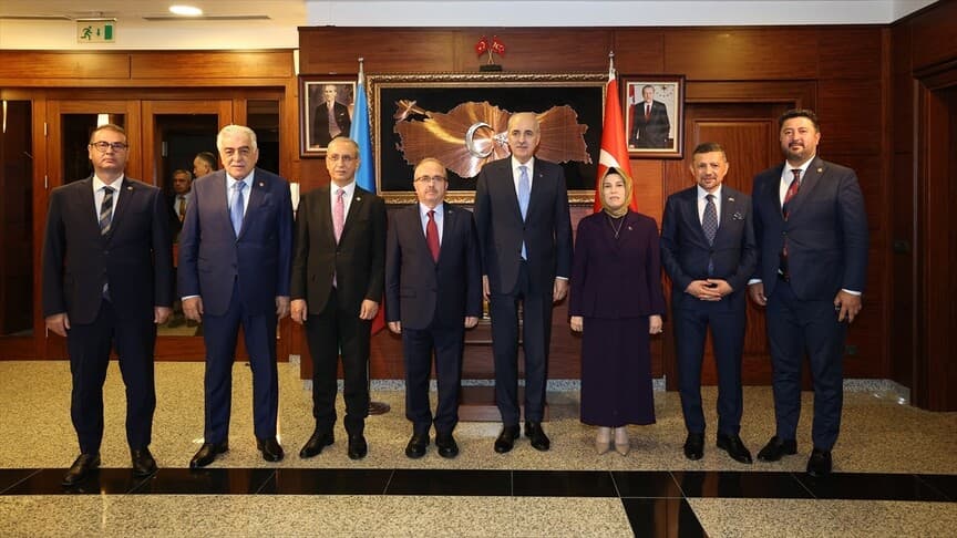 TBMM Başkanı Kurtulmuş, Bakü Büyükelçiliğini ziyaret etti