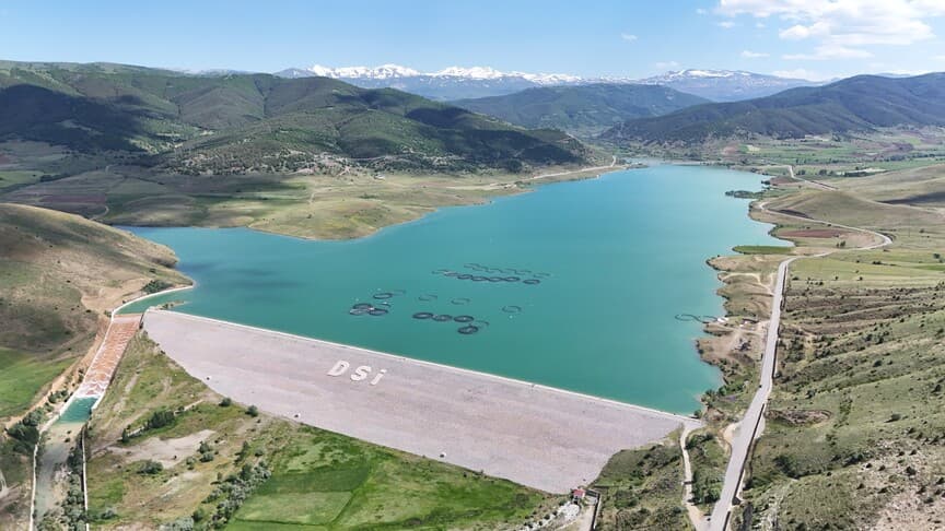 Kelkit'te Sadak Barajı ile ekili alanlar yüzde 77 arttı