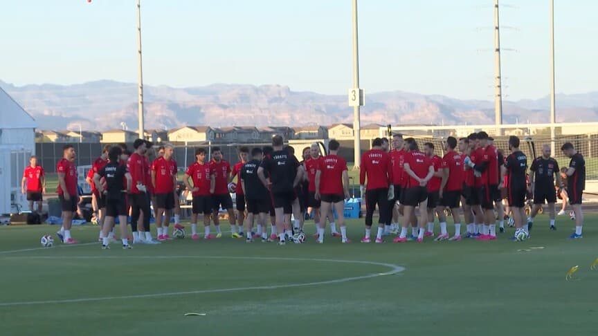 A Milli Futbol Takımı Arizona'da son antrenmanını yaptı