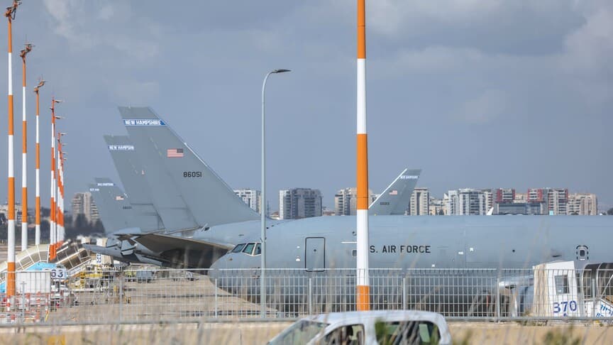ABD, Ben Gurion Havalimanı'ndaki yakıt ikmal uçaklarını azaltıyor