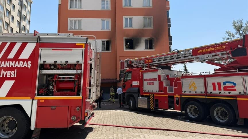 Kahramanmaraş'ta dairede çıkan yangında 3 kardeş yaşamını yitirdi