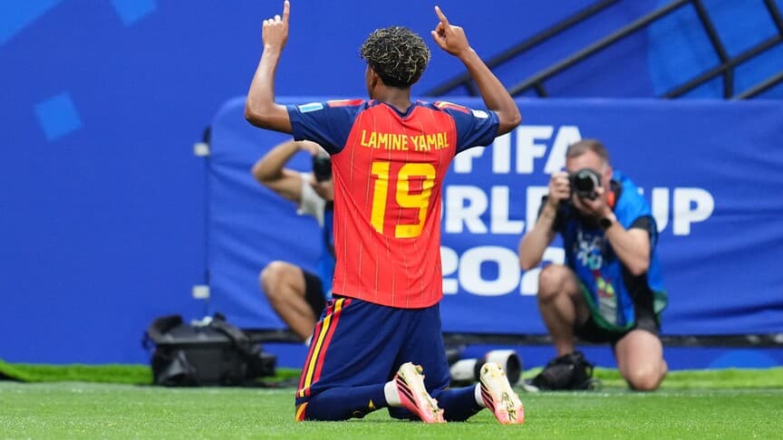 Lamine Yamal, gol sevinci sonrası sosyal medyada eleştirildi
