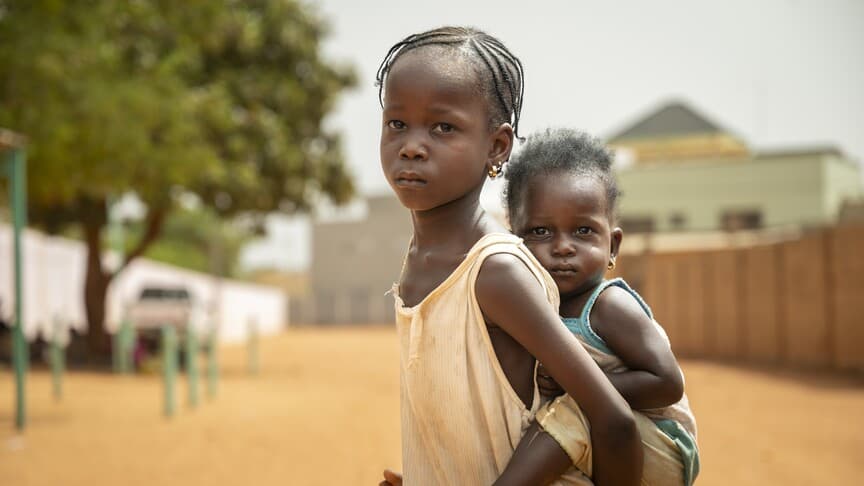 Afrika'daki çocuk nüfusu önemli bir oranı oluşturuyor