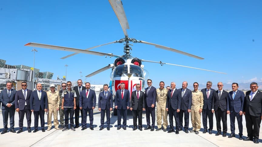 Türkiye, KKTC'ye yangın söndürme helikopteri gönderdi