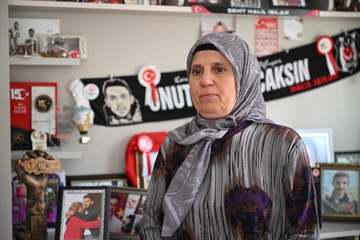 Şehit annesi Hülya Işılar, oğlunun adını torununa vererek anısını yaşıyor